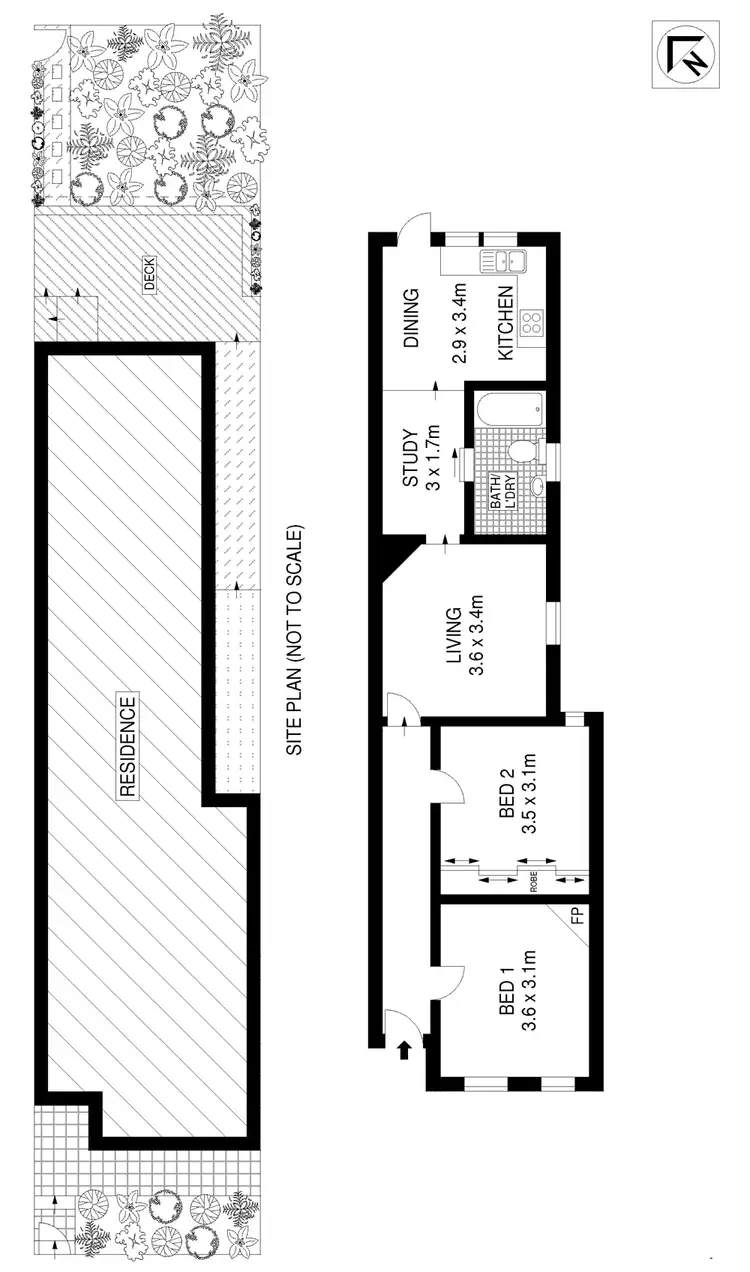 Floorplan of Homely house listing, 85 Bedford Street, Newtown NSW 2042