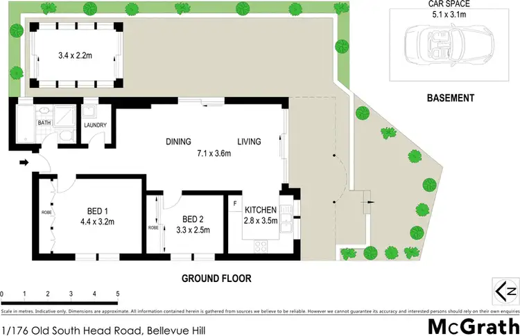 Floorplan of Homely apartment listing, 1/176 Old South Head Road, Bellevue Hill NSW 2023