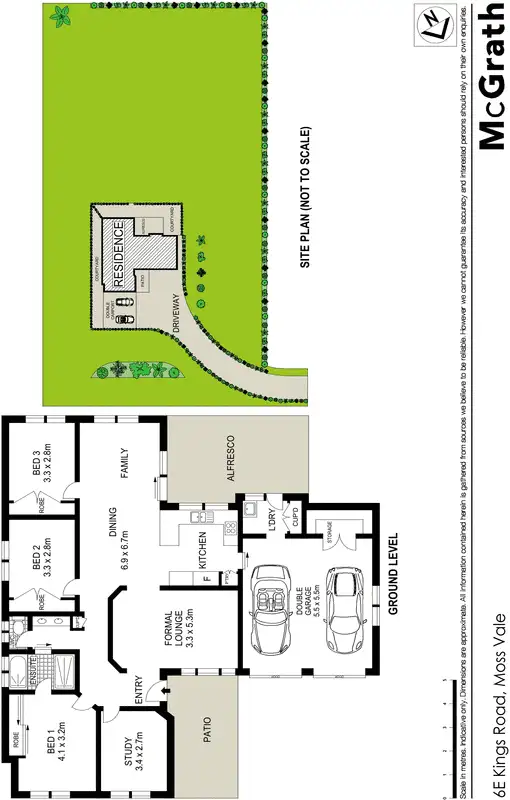 Floorplan of Homely house listing, 6E Kings Road, Moss Vale NSW 2577