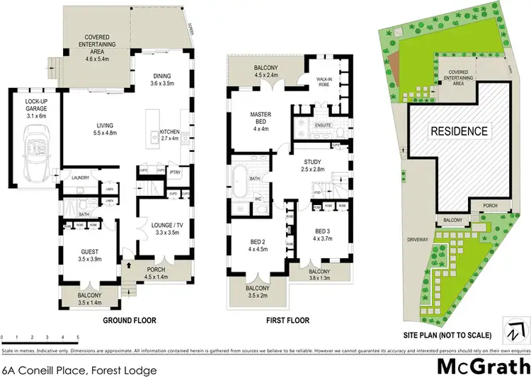 Floorplan of Homely house listing, 6A Coneill Place, Forest Lodge NSW 2037