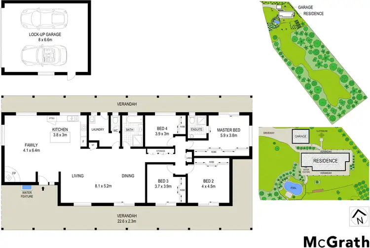 Floorplan of Homely house listing, 9 Logan Court, Clear Mountain QLD 4500