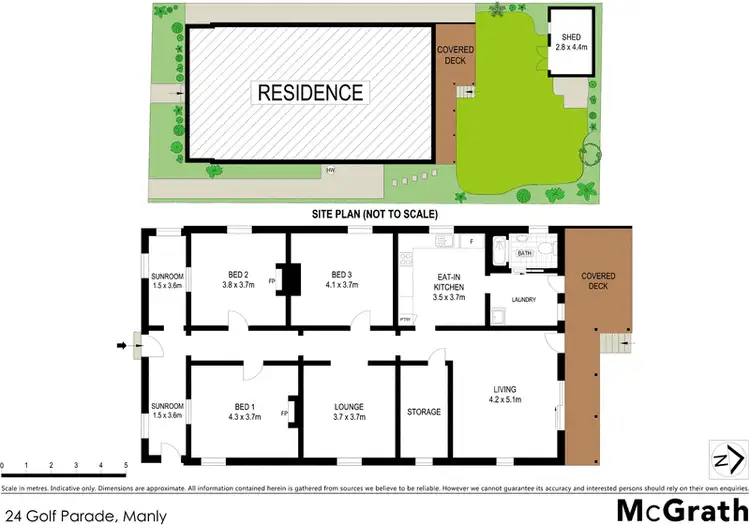 Floorplan of Homely house listing, 24 Golf Parade, Manly NSW 2095