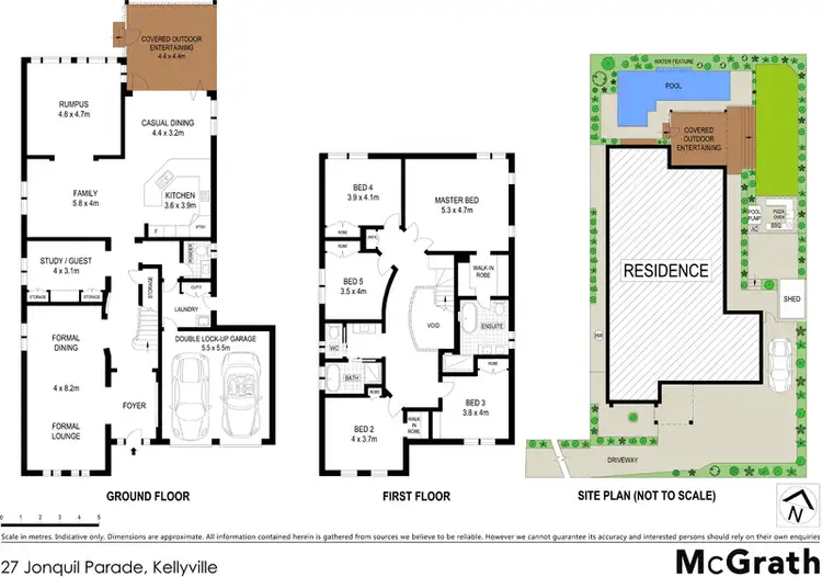 Floorplan of Homely house listing, 27 Jonquil Parade, Kellyville NSW 2155