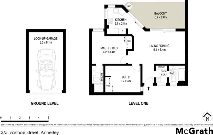 Floorplan of Homely apartment listing, 2/5 Ivanhoe Street, Annerley QLD 4103
