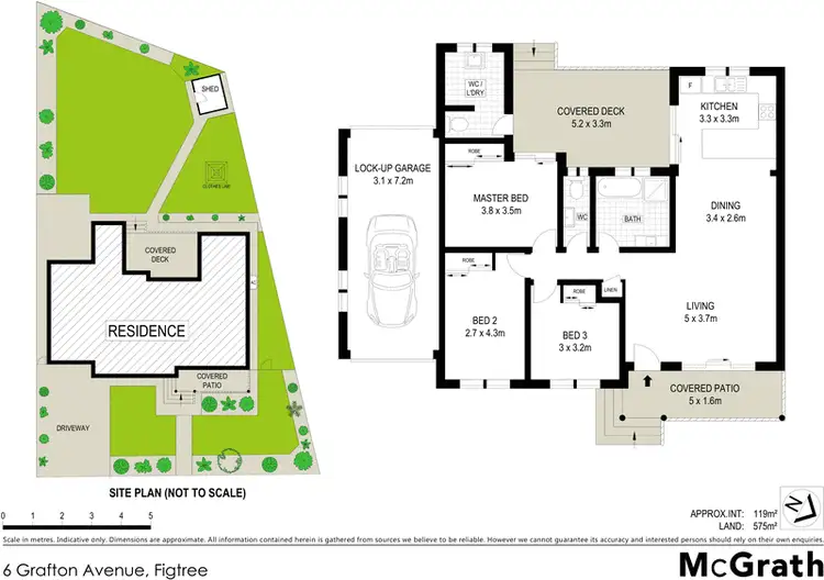 Floorplan of Homely house listing, 6 Grafton Avenue, Figtree NSW 2525