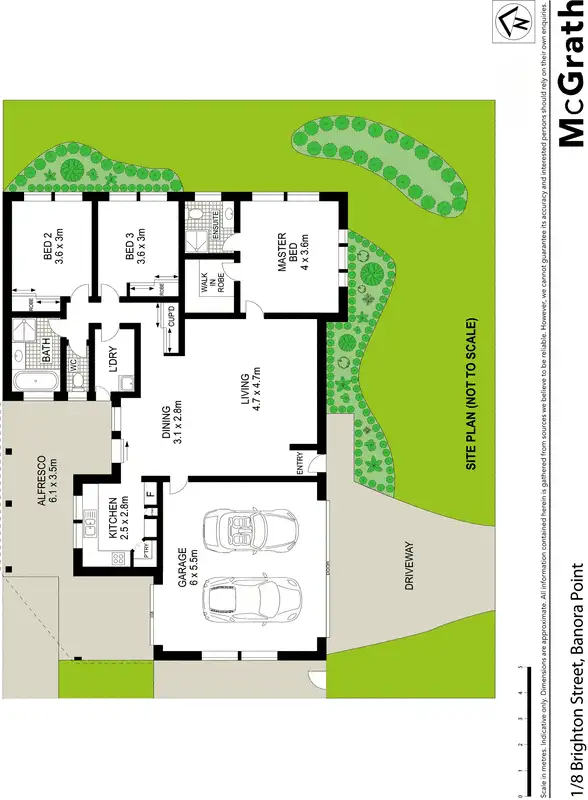 Floorplan of Homely house listing, 1/8 Brighton Street, Banora Point NSW 2486
