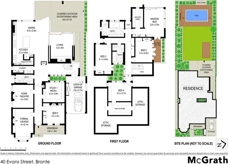Floorplan of Homely house listing, 40 Evans Street, Bronte NSW 2024