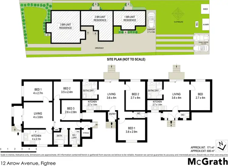 Floorplan of Homely block of units listing, 12 Arrow Avenue, Figtree NSW 2525