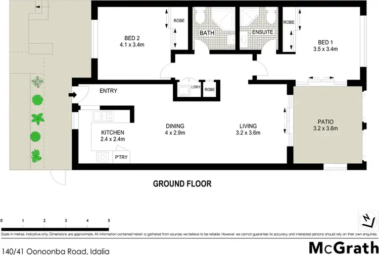 Floorplan of Homely apartment listing, 140/41 Oonoonba Road, Idalia QLD 4811