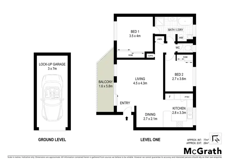 Floorplan of Homely apartment listing, 2/182 Kennedy Drive, Tweed Heads West NSW 2485