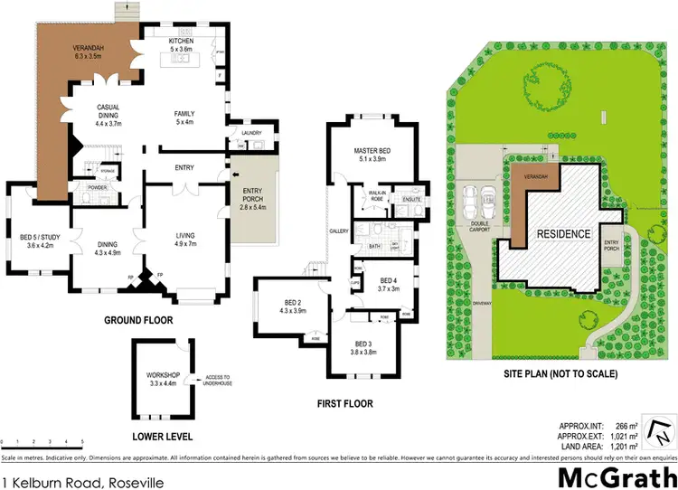 Floorplan of Homely house listing, 1 Kelburn Road, Roseville NSW 2069