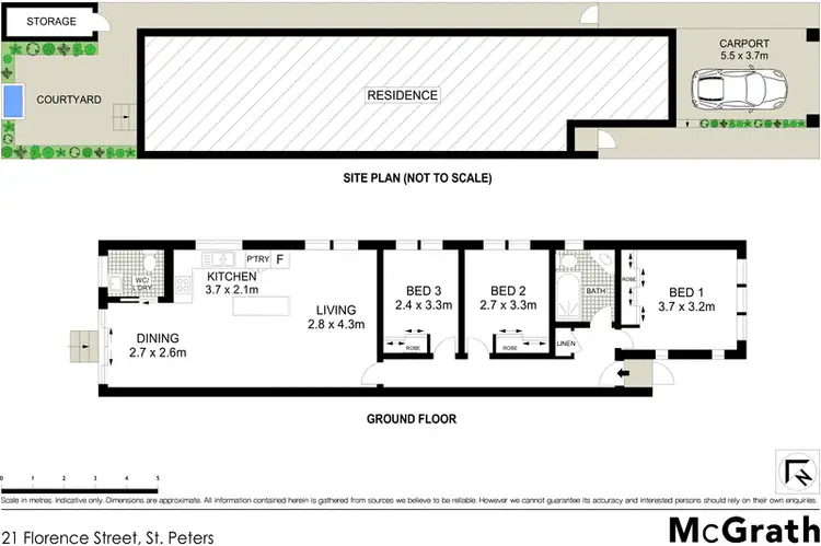 Floorplan of Homely house listing, 21 Florence Street, St Peters NSW 2044