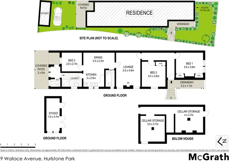 Floorplan of Homely house listing, 9 Wallace Avenue, Hurlstone Park NSW 2193