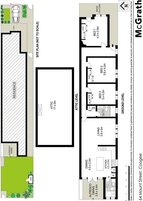 Floorplan of Homely house listing, 64 Mount Street, Coogee NSW 2034