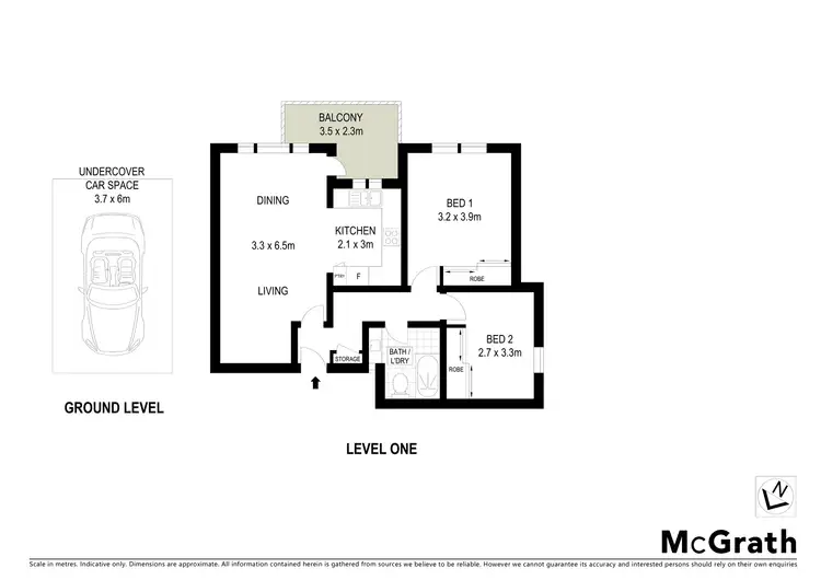 Floorplan of Homely apartment listing, 3/1 Helen Street, Lane Cove NSW 2066