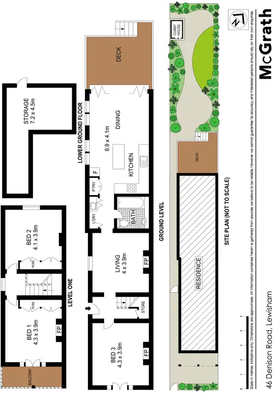 Floorplan of Homely house listing, 46 Denison Road, Lewisham NSW 2049