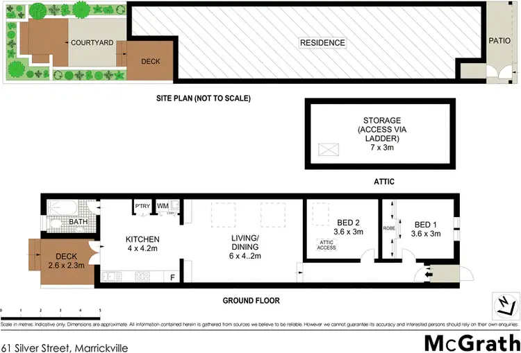 Floorplan of Homely house listing, 61 Silver Street, Marrickville NSW 2204
