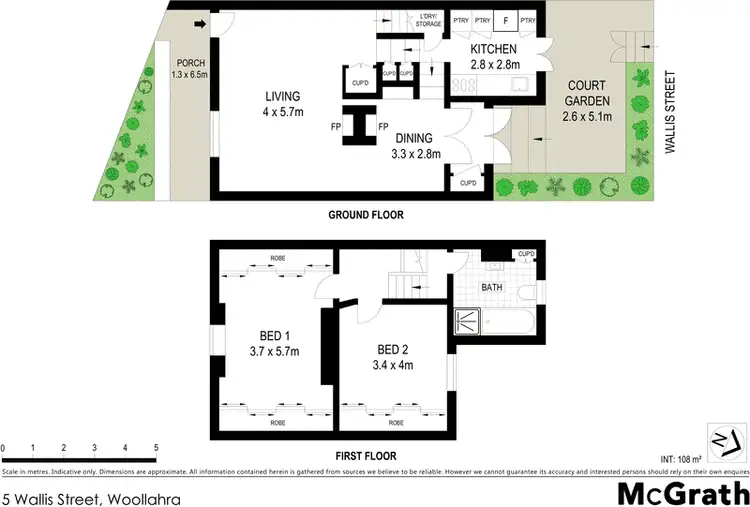 Floorplan of Homely house listing, 5 Wallis Street, Woollahra NSW 2025