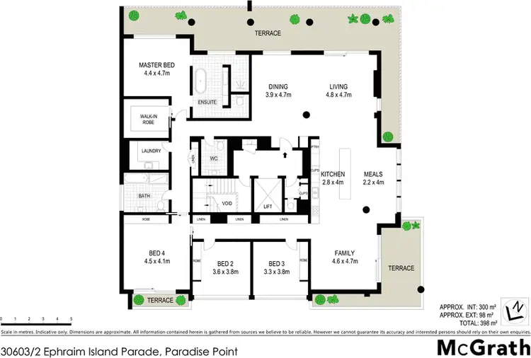 Floorplan of Homely apartment listing, 30603/2 Ephraim Island Parade, Paradise Point QLD 4216
