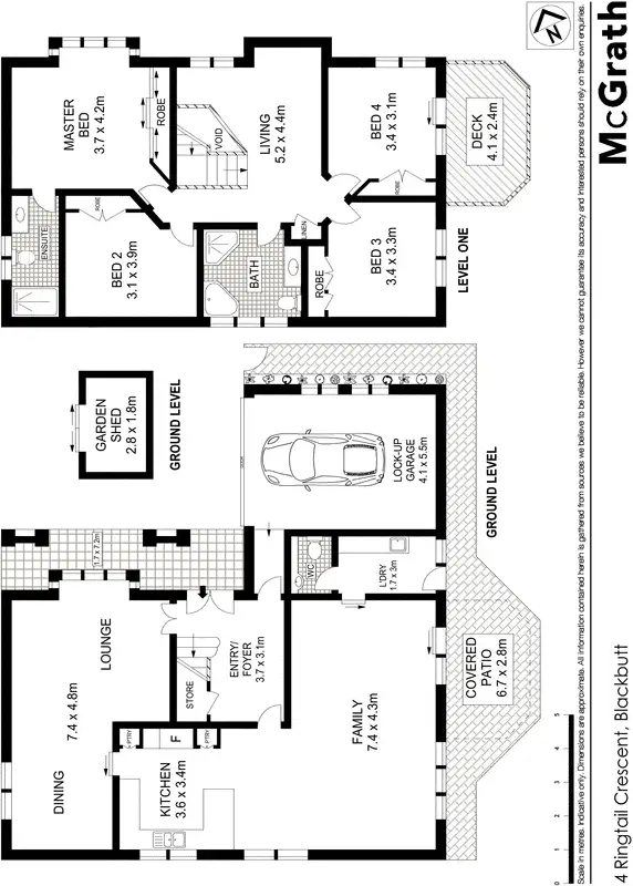 Floorplan of Homely house listing, 4 Ringtail Circuit, Blackbutt NSW 2529