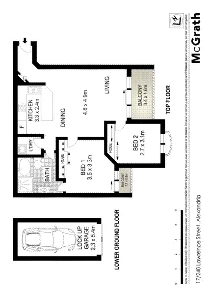 Floorplan of Homely apartment listing, 17/240 Lawrence Street, Alexandria NSW 2015