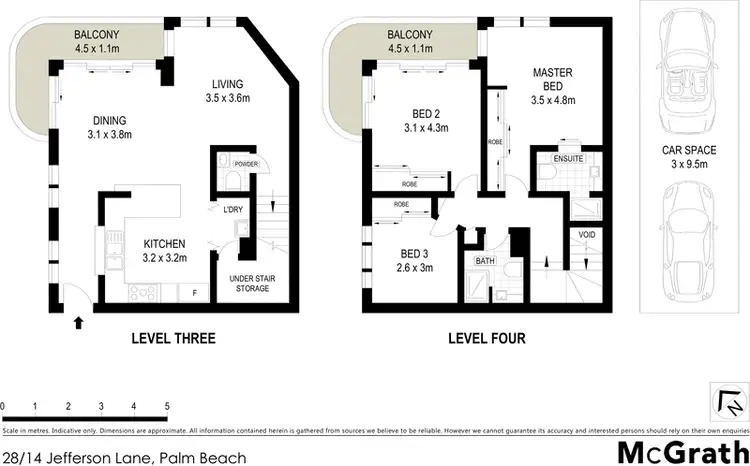 Floorplan of Homely apartment listing, 28/14 Jefferson Lane, Palm Beach QLD 4221