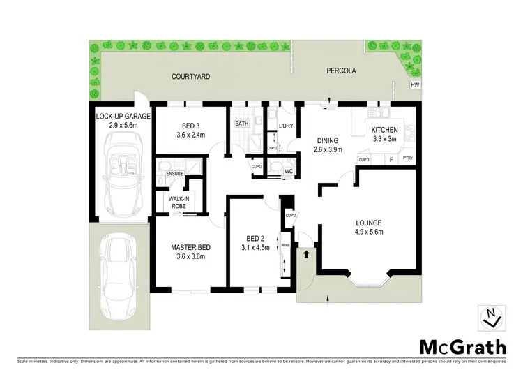 Floorplan of Homely unit listing, 2/15A Wattle Grove, Mckinnon VIC 3204