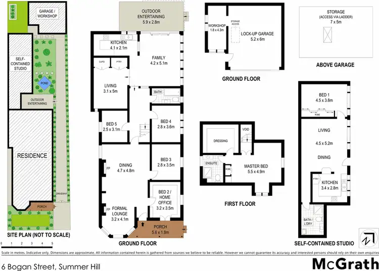 Floorplan of Homely house listing, 6 Bogan Street, Summer Hill NSW 2130