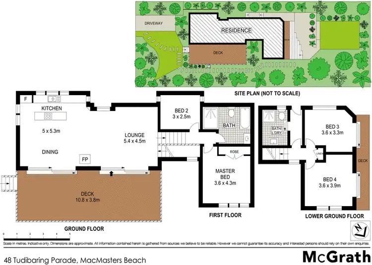 Floorplan of Homely house listing, 48 Tudibaring Parade, Macmasters Beach NSW 2251