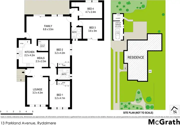 Floorplan of Homely house listing, 13 Parkland Avenue, Rydalmere NSW 2116