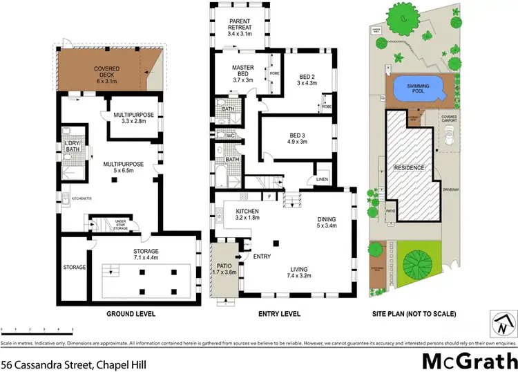 Floorplan of Homely house listing, 56 Cassandra Street, Chapel Hill QLD 4069