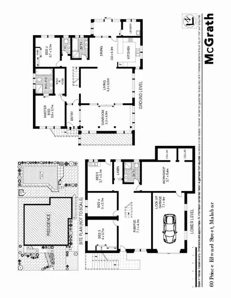 Floorplan of Homely house listing, 60 Prince Edward Street, Malabar NSW 2036