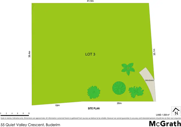 Floorplan of Homely land listing, 55 Quiet Valley Crescent, Buderim QLD 4556