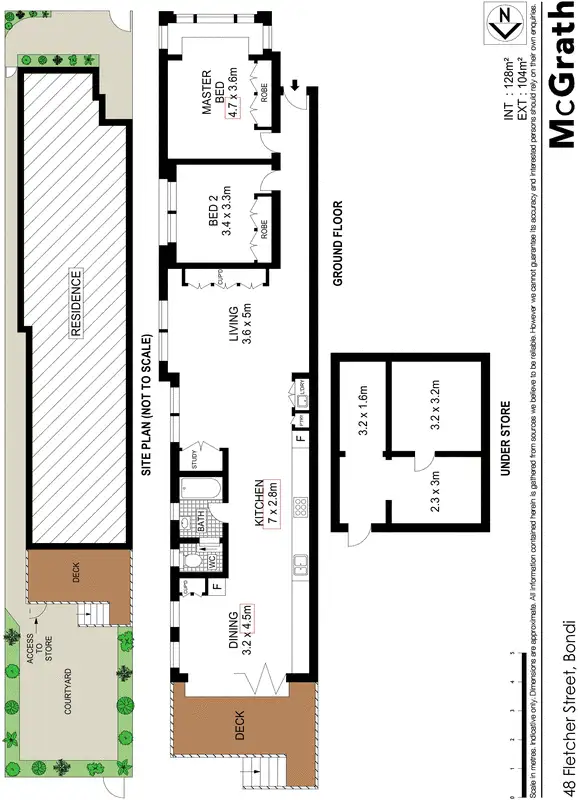Floorplan of Homely house listing, 48 Fletcher Street, Bondi NSW 2026
