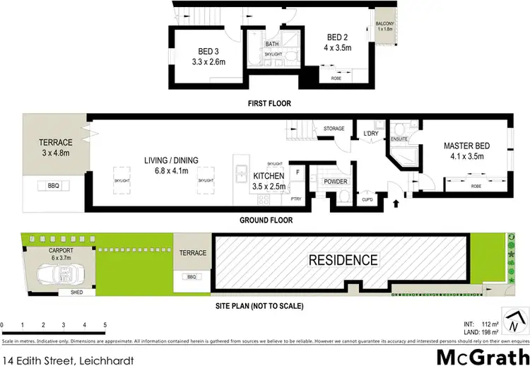 Floorplan of Homely house listing, 14 Edith Street, Leichhardt NSW 2040
