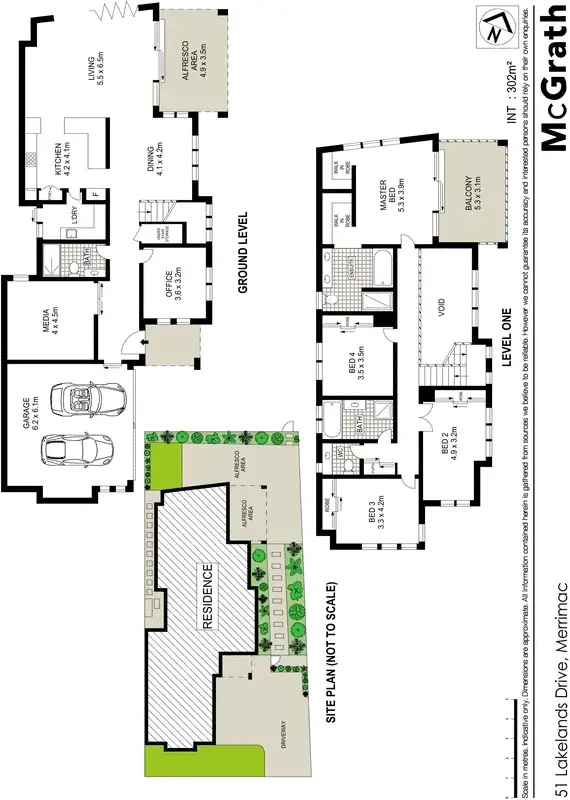 Floorplan of Homely house listing, 51 Lakelands Drive, Merrimac QLD 4226