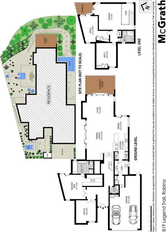 Floorplan of Homely house listing, 819 Legend Trail, Robina QLD 4226