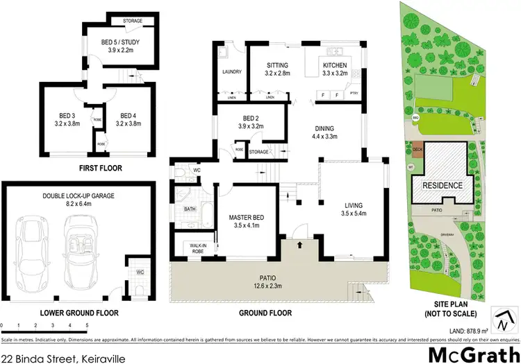 Floorplan of Homely house listing, 22 Binda Street, Keiraville NSW 2500