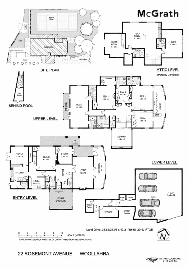 Floorplan of Homely house listing, 22 Rosemont Avenue, Woollahra NSW 2025