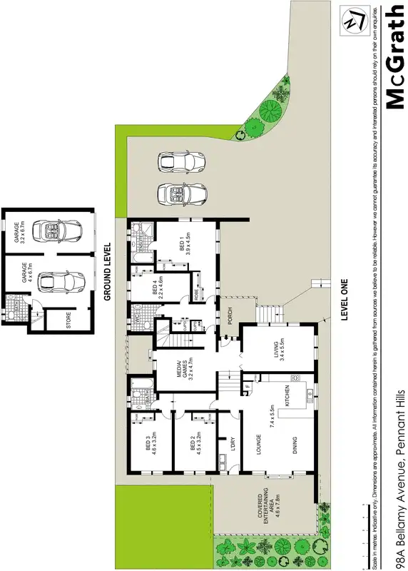 Floorplan of Homely house listing, 98A Bellamy Street, Pennant Hills NSW 2120