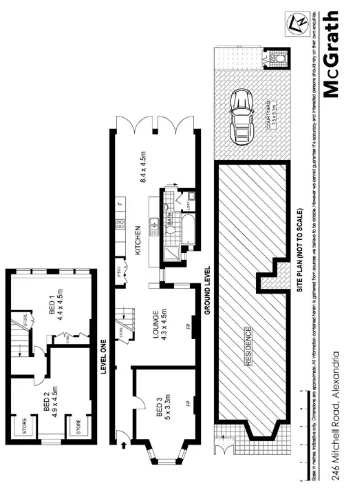 Floorplan of Homely house listing, 246 Mitchell Road, Alexandria NSW 2015