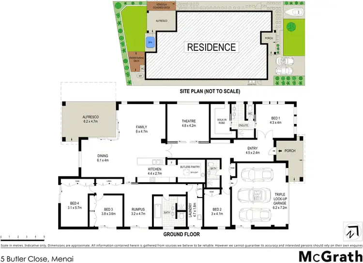 Floorplan of Homely house listing, 5 Butler Close, Menai NSW 2234