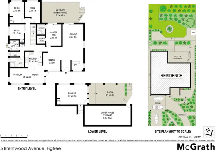 Floorplan of Homely house listing, 5 Brentwood Avenue, Figtree NSW 2525