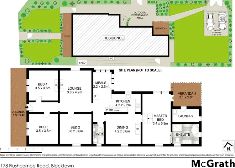 Floorplan of Homely house listing, 178 Flushcombe Road, Blacktown NSW 2148