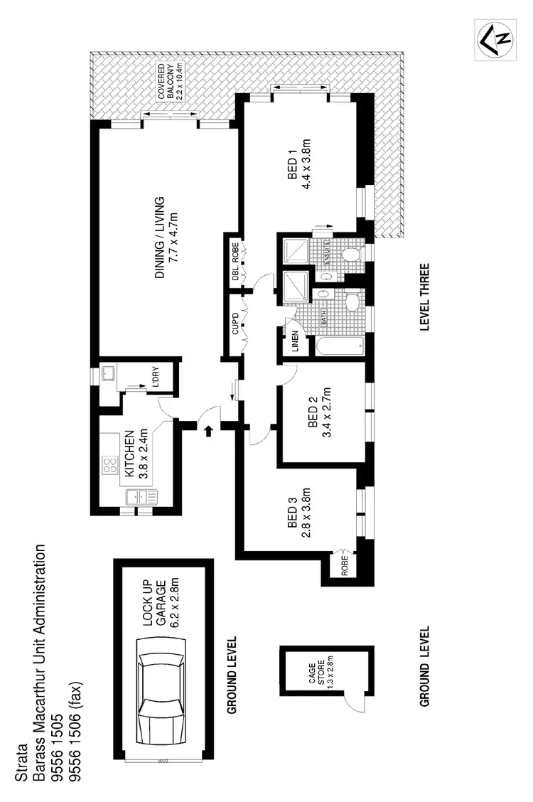 Floorplan of Homely apartment listing, 5/42 Diamond Bay Road, Vaucluse NSW 2030