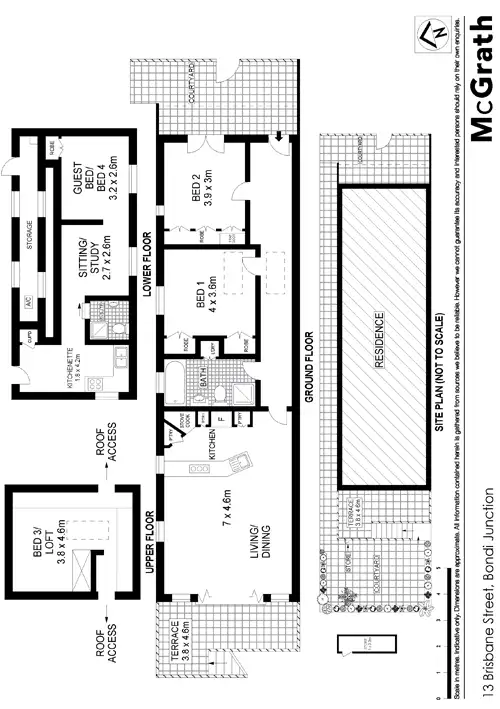 Floorplan of Homely house listing, 13 Brisbane Street, Bondi Junction NSW 2022