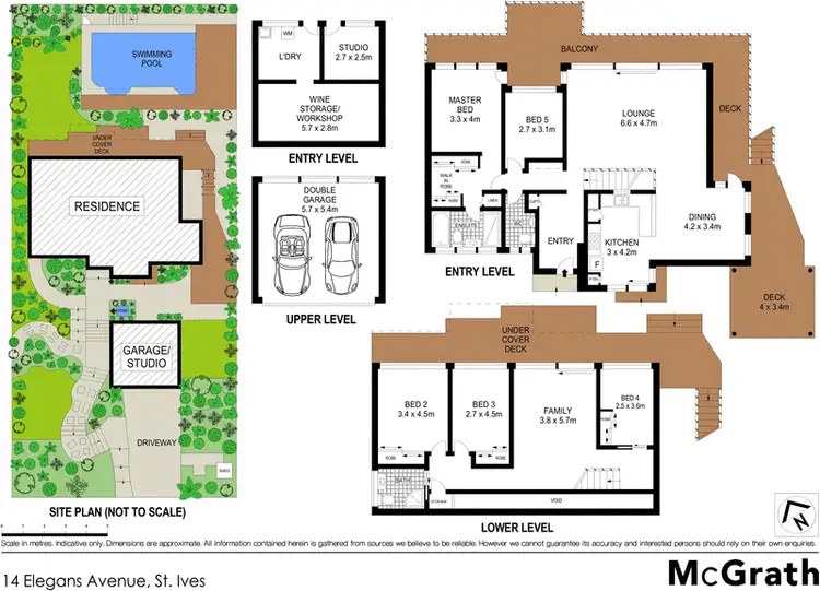 Floorplan of Homely house listing, 14 Elegans Avenue, St Ives NSW 2075