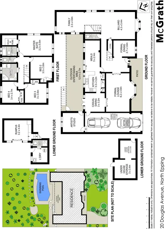 Floorplan of Homely house listing, 20 Douglas Avenue, North Epping NSW 2121