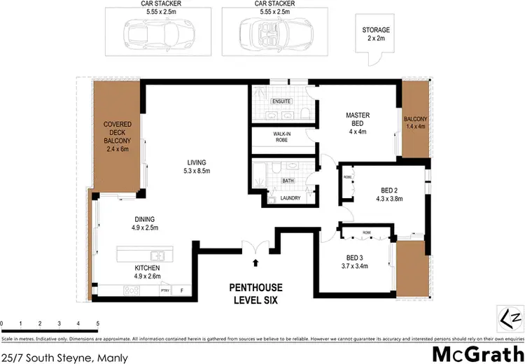 Floorplan of Homely apartment listing, 25/7 South Steyne, Manly NSW 2095