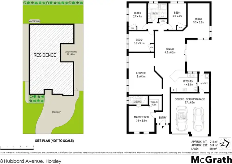 Floorplan of Homely house listing, 8 Hubbard Avenue, Horsley NSW 2530